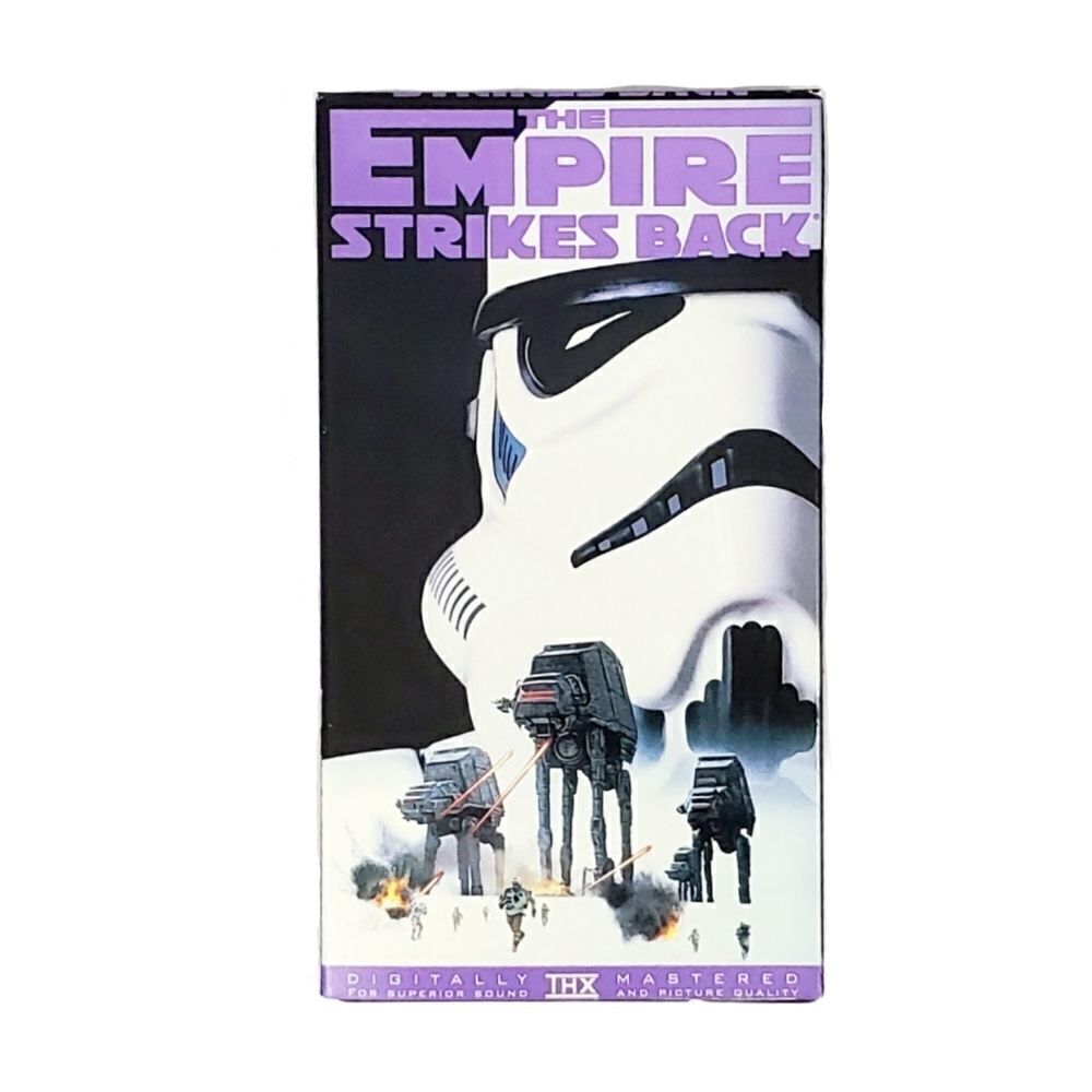 1980 Star Wars, The Empire Strikes Back VHS Movie